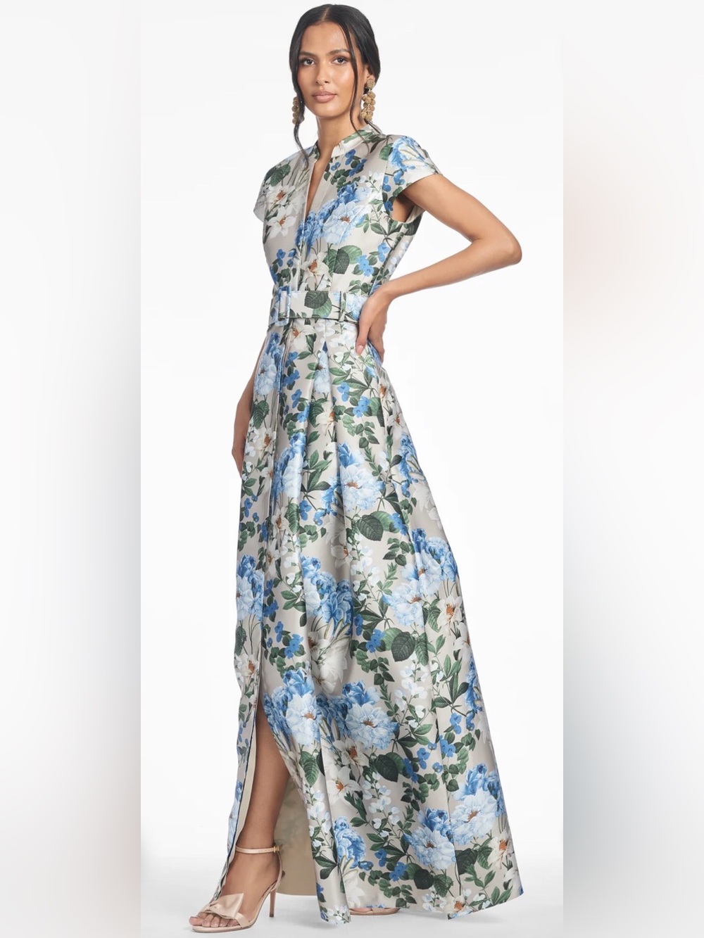 Sachin + Babi Marta Gown Dune & Dusk Petals